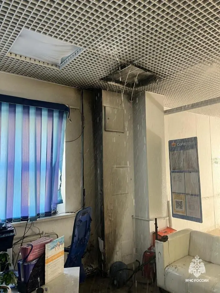 В Уфе произошел пожар в ТЦ «Мир»