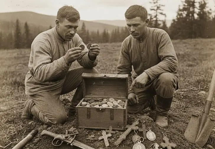 Башкирия — под деревней нашли тайник времён Пугачёвского восстания: внутри оружие и монеты повстанцев