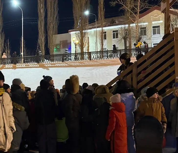 В Уфе дети устроили давку на горке