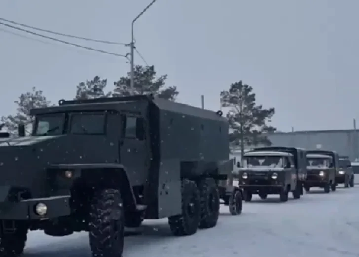 Из Уфы отбыл гумконвой с автомобилями для военных