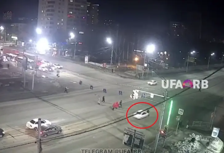 Появилось видео того, как девочку насмерть сбили в Уфе