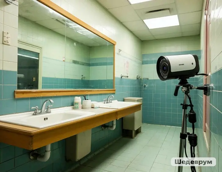 В туалете уфимской школы установили видеокамеры