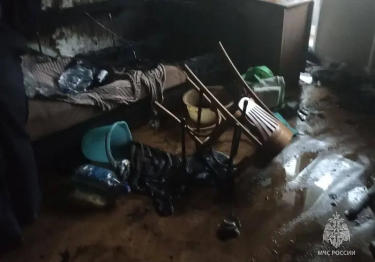 В Уфе сгорел в пожаре тяжелый инвалид – передвигаться сам он не мог