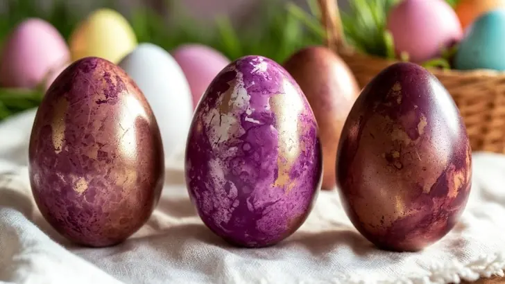 Сказочно красивые яйца на Пасху − простой рецепт с двумя ингредиентами