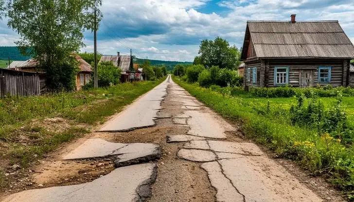 «Не врите в отчетах!»: вместо ремонта дороги в Иглинском районе убрали единственный автобус