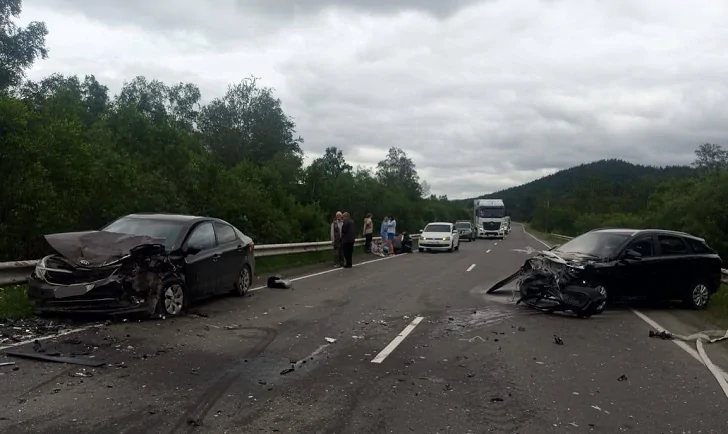 В Башкирии трое детей пострадали в жесткой аварии