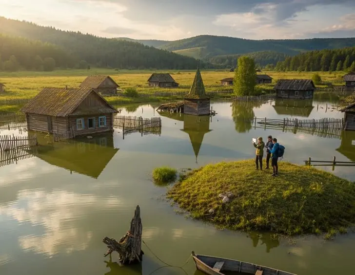 Под водой Башкирии скрываются целые деревни: что нашли исследователи на дне местных водохранилищ?