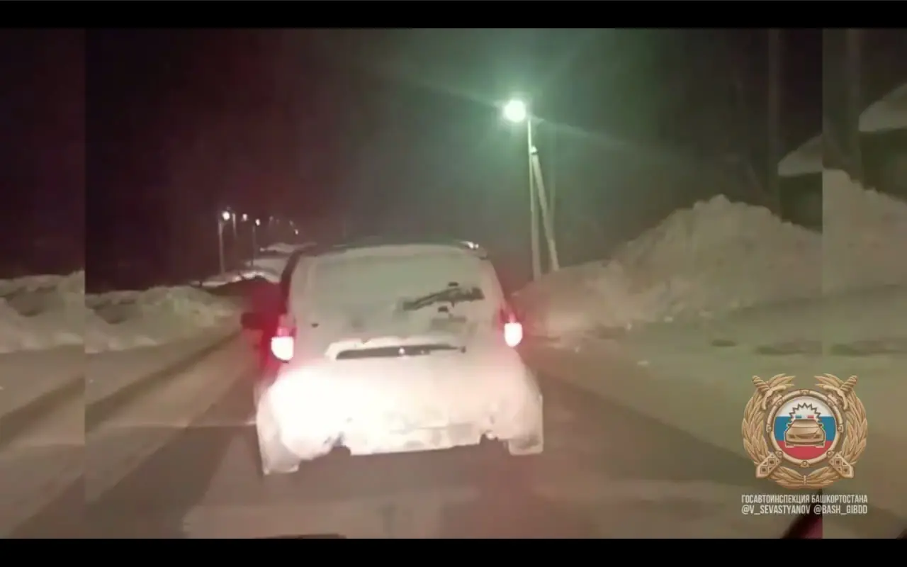 Пьяный водитель без прав устроил настоящую погоню в Башкирии