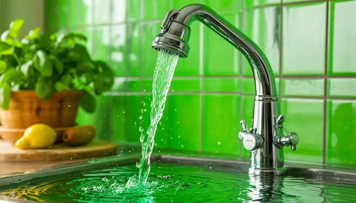 Зеленая вода потекла из крана жителя Уфы – что происходит