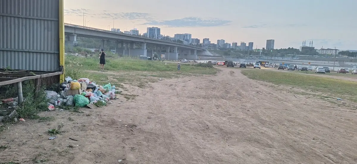 Жители Уфы жалуются на состояние пляжа «Солнечный» 
