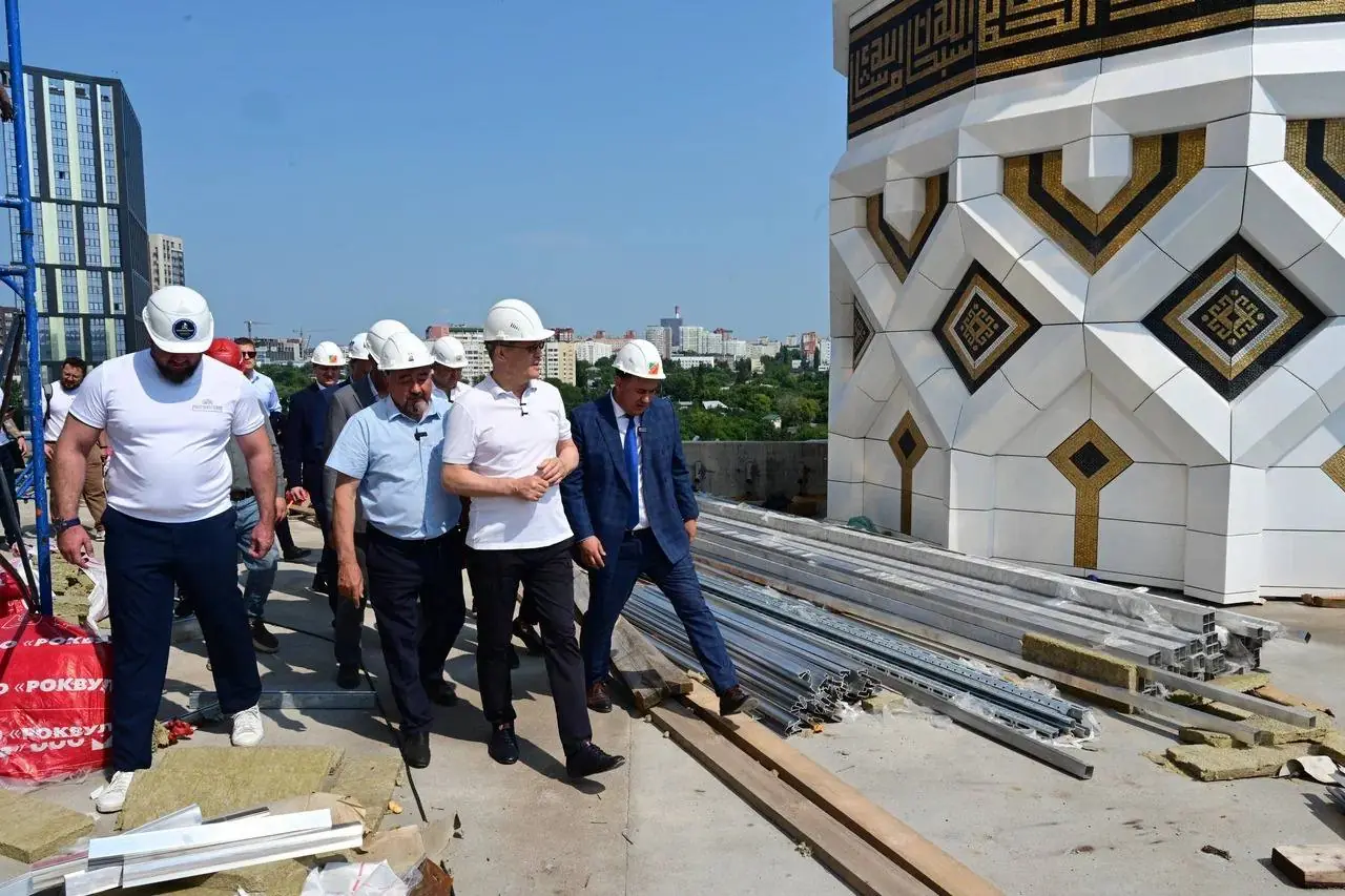 Хабирова заметили на стройке мечети «Ар-Рахим» в Уфе