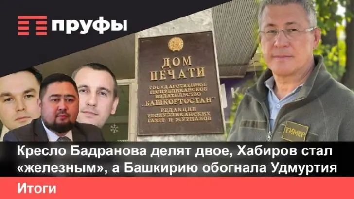 Кресло Бадранова делят двое, а Хабиров стал «железным». Что происходит в Башкирии?