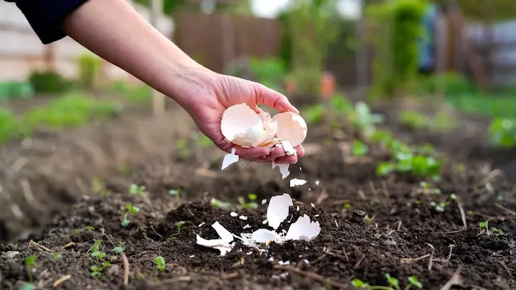В марте всех дачников призывают рассыпать яичную скорлупу по грядкам