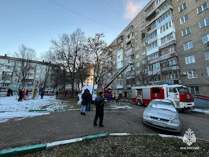 В Уфе эвакуировали жильцов многоэтажки