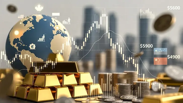 Золото по $5000: пузырь или новая реальность — прогнозы и риски 2026 года