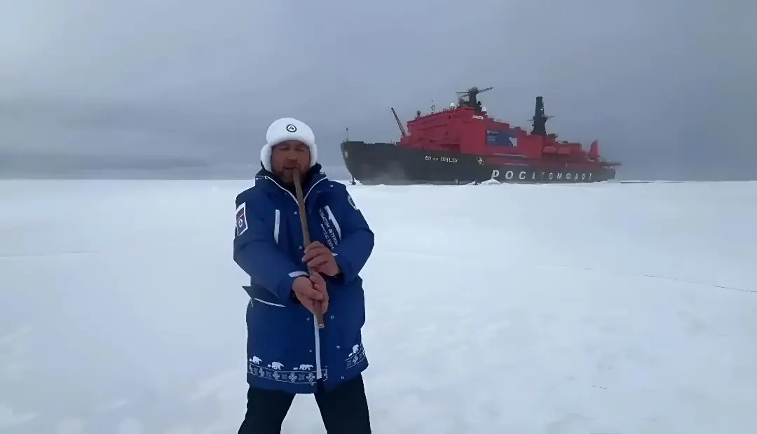 Башкирский курай смастерили на Северном полюсе 