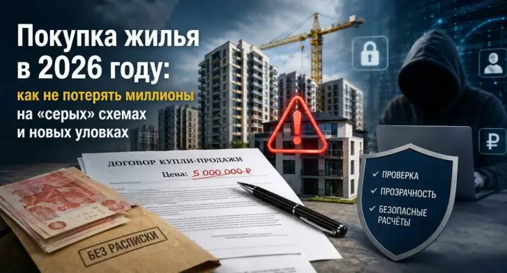 Покупка жилья в 2026 году: как не потерять миллионы на «серых» схемах и новых уловках