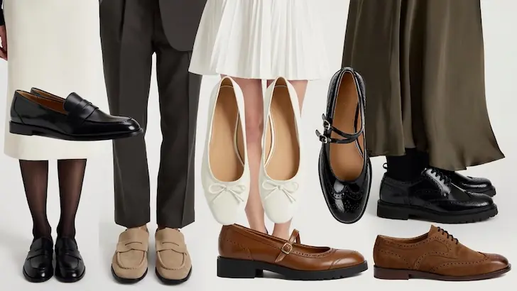 Шпильки — в сторону: весной 2026 года в моду возвращается забытая плоская обувь из 90-х