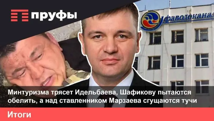 Минтуризма трясет Идельбаева, Шафикову пытаются обелить, а над ставленником Марзаева сгущаются тучи. Что происходит в Башкирии