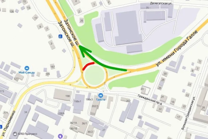 В Уфе изменится схема движения по Затонскому кольцу