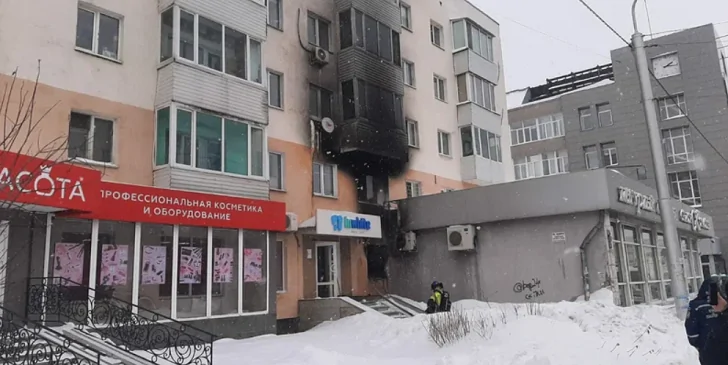 В салоне красоты в центре Уфы произошел пожар