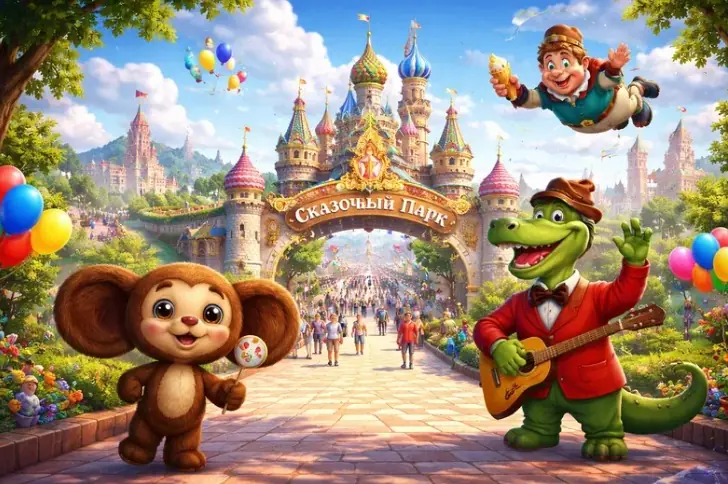 В России может появиться аналог Диснейленда под названием «Чебурляндия»