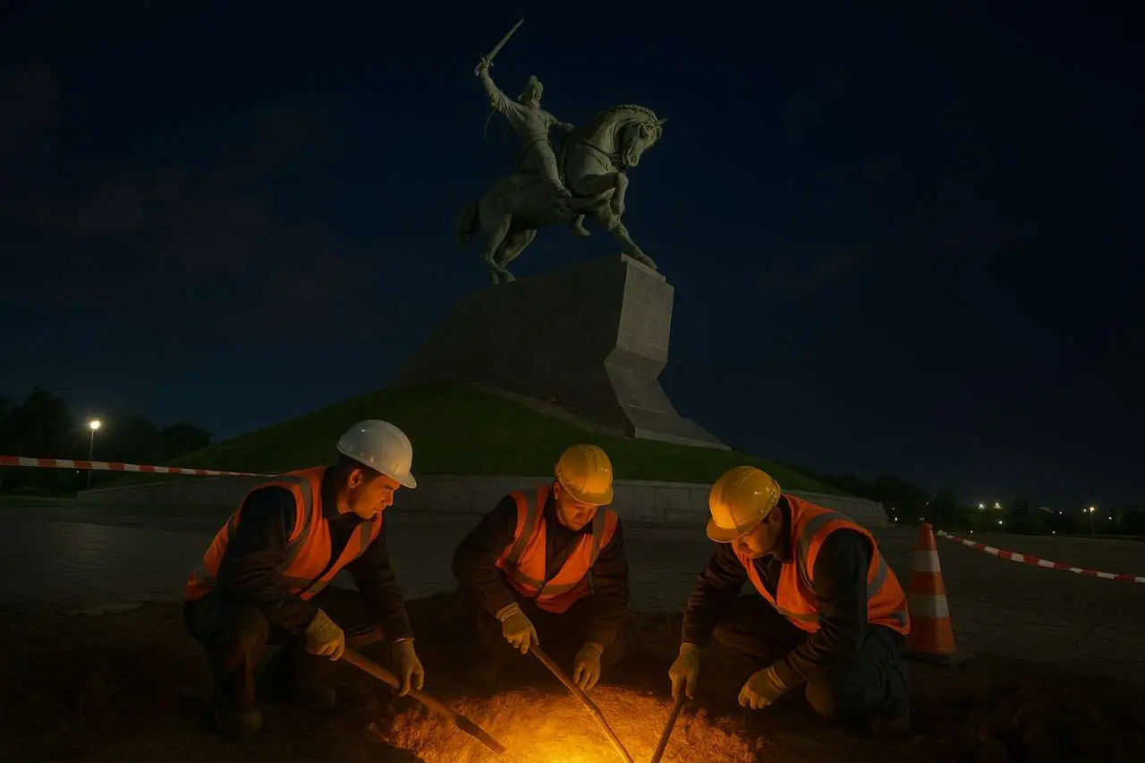  Под памятником Салавата Юлаева нашли послание почти 60-летней давности —  содержание шокировало всех