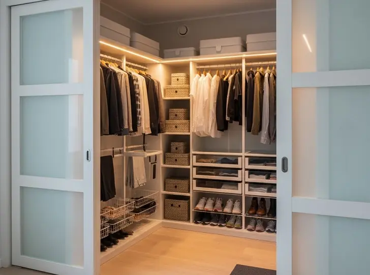 Как сделать гардеробную в маленьком доме своими руками: дизайнерские идеи