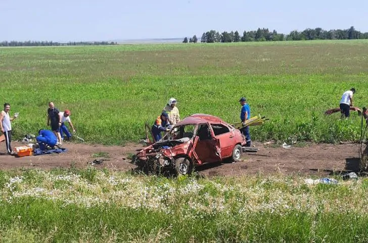 В Сибае в страшной аварии погибли два человека