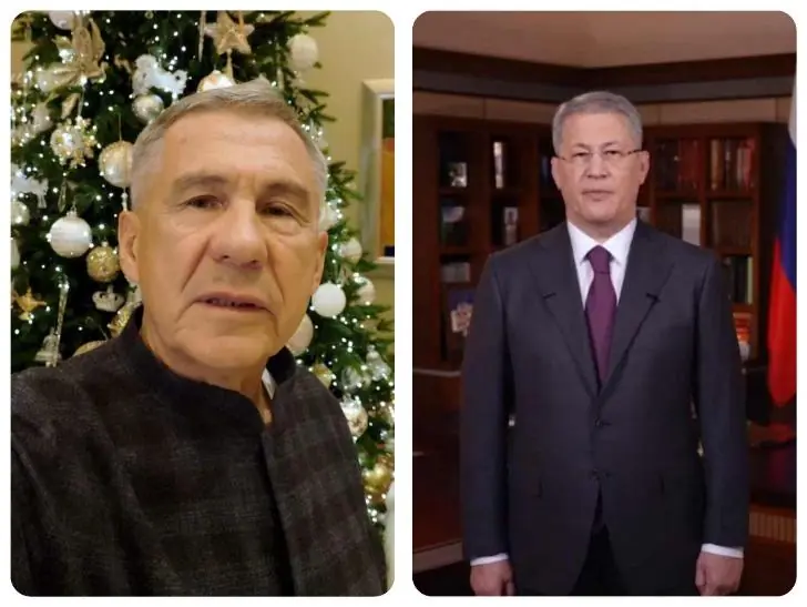 Сравниваем новогоднее обращение 2026 Минниханова и Хабирова – разница есть: татарский язык, селфи-камера и «успехи» в экономике