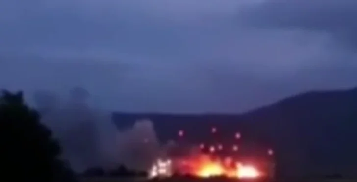 В Крыму горит полигон с боеприпасами. Эвакуированы несколько деревень