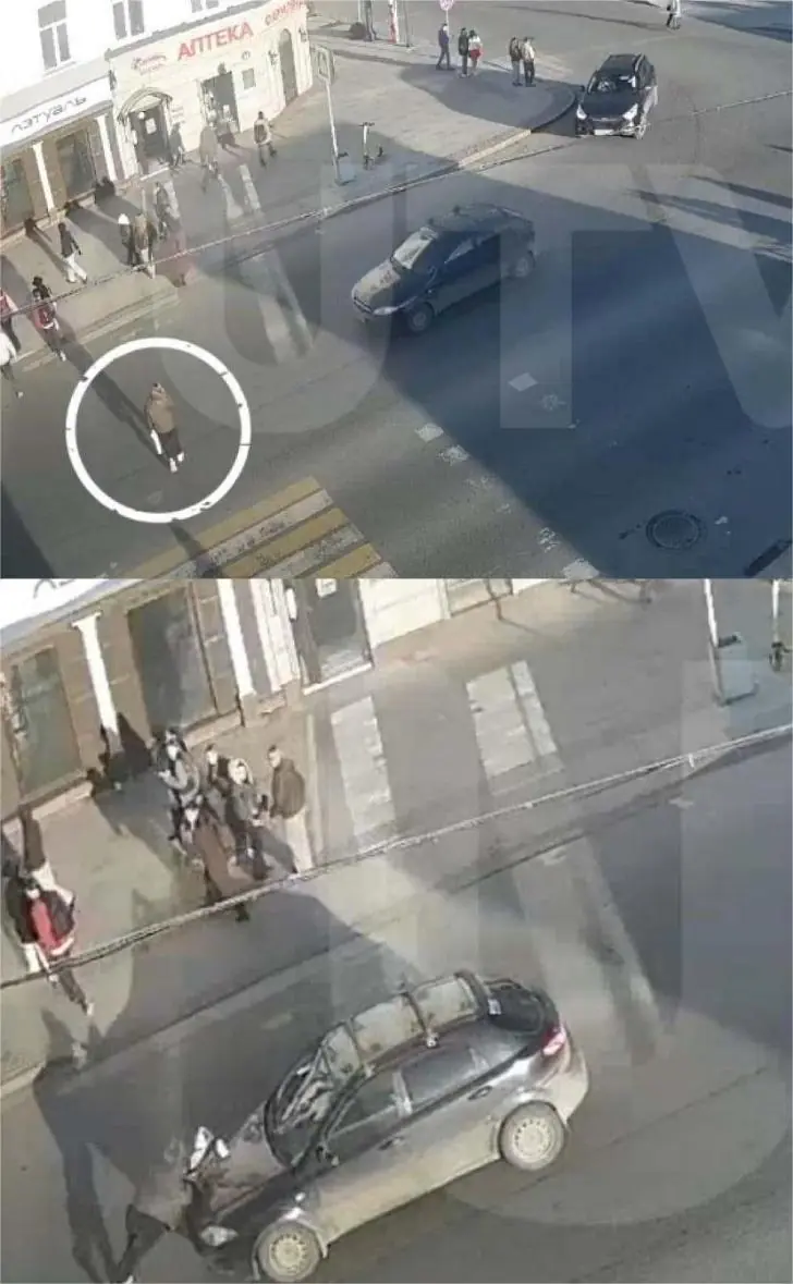 В Уфе женщину сбили на «зебре» у Гостиного двора