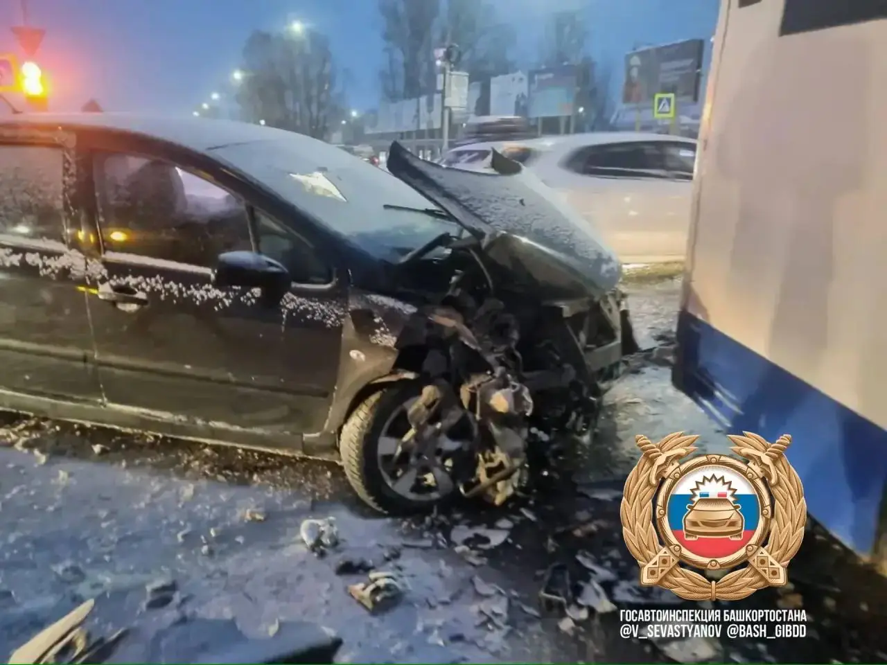 Смертельное ДТП с автобусом в Башкирии унесло жизнь пассажира легковушки