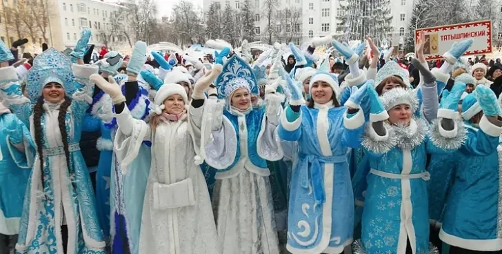 В Уфе перекроют центральные улицы города ради проведения «парада Снегурочек»