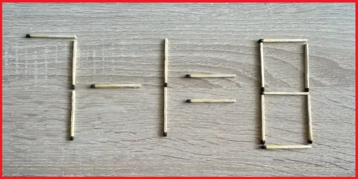 Решите пример «7−1=8», переставив одну спичку: умники хватаются за голову, но решение есть!