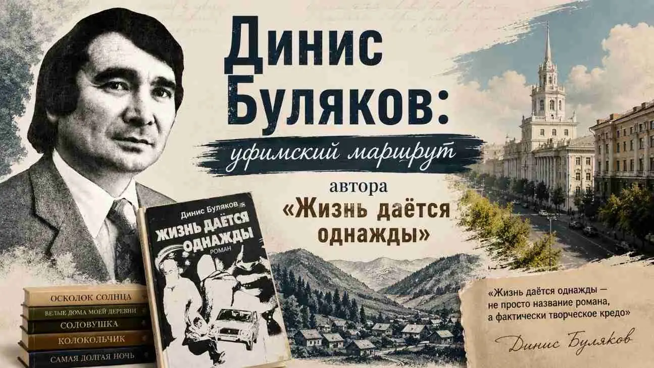 Динис Буляков: уфимский маршрут автора «Жизнь даётся однажды»