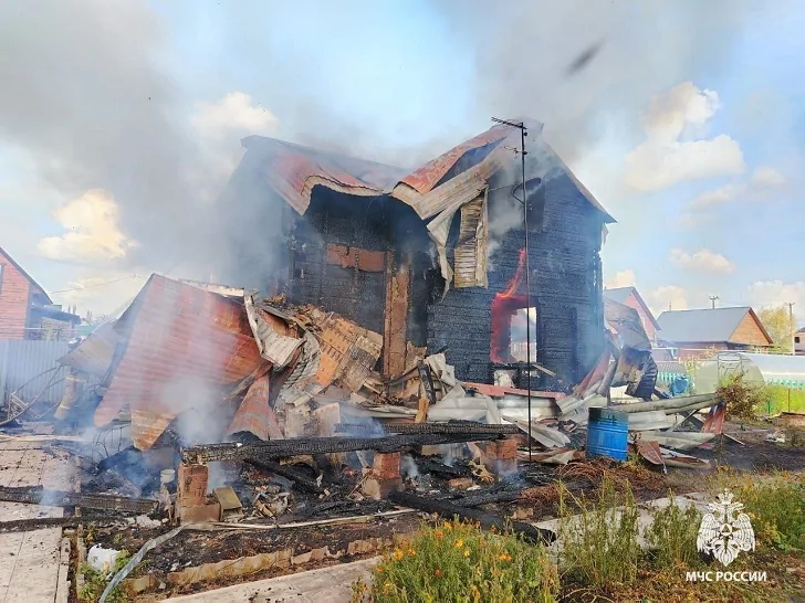 Появилась версия, почему произошел пожар в жилом доме под Уфой