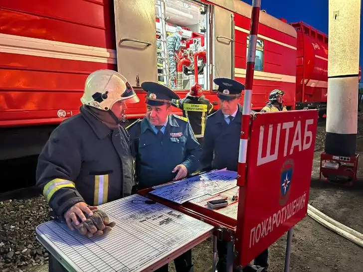 Пожар у Ж/Д вокзала в Уфе закончился уголовным делом