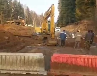 В Башкирии закрыли дорогу из-за смытого моста