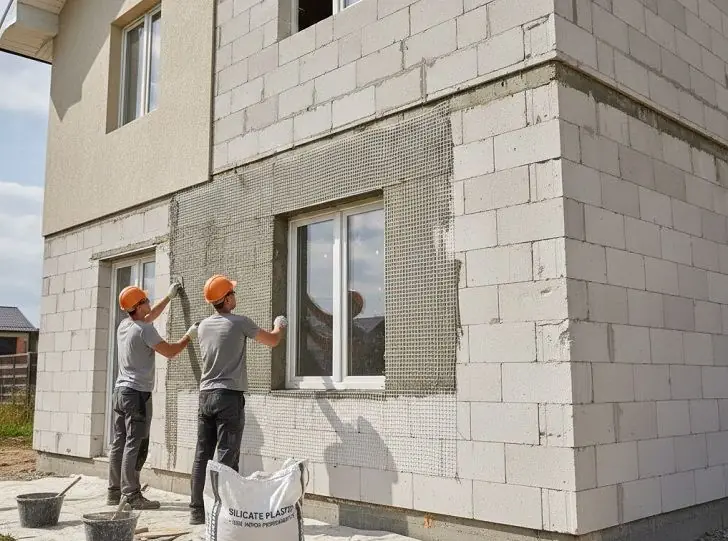 Покрыл газобетон «жидким стеклом» — забыл о трещинах на десятилетия: проверенный метод отделки