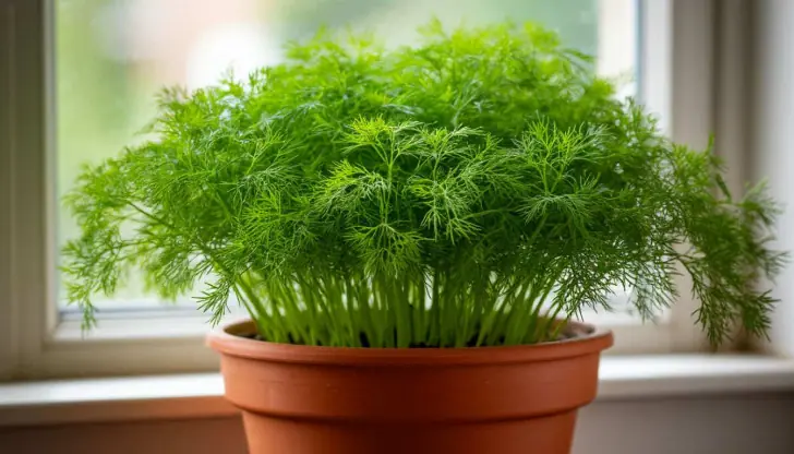 Как вырастить пышный укроп на подоконнике на кухне − домашний метод, который работает у всех