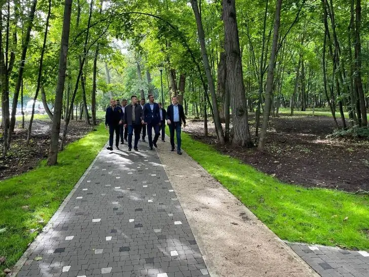 Благоустройство парка им. Гафури вышло на финишную прямую