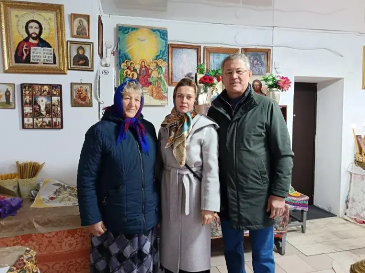 Жена Хабирова помолилась о восстановлении старинного храма в Башкирии