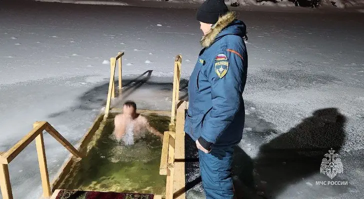В Башкирии более 22 тысяч человек окунулись на Крещение