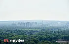 В Уфе ураган разрушает здания и сносит деревья