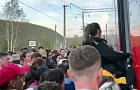 Туристы устроили давку в электричках Башкирии 