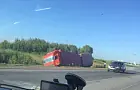 В Башкирии водитель фуры уснул и улетел в кювет