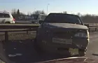 На трассе Уфа-Аэропорт автомобиль врезался в отбойник