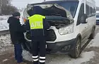 В Башкирии пассажиры автобуса едва не замерзли посреди трассы из-за поломки