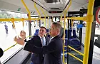«Наша цель – сделать транспортную систему одной из лучших в стране»: Радий Хабиров вручил ключи от 37 новых автобусов 